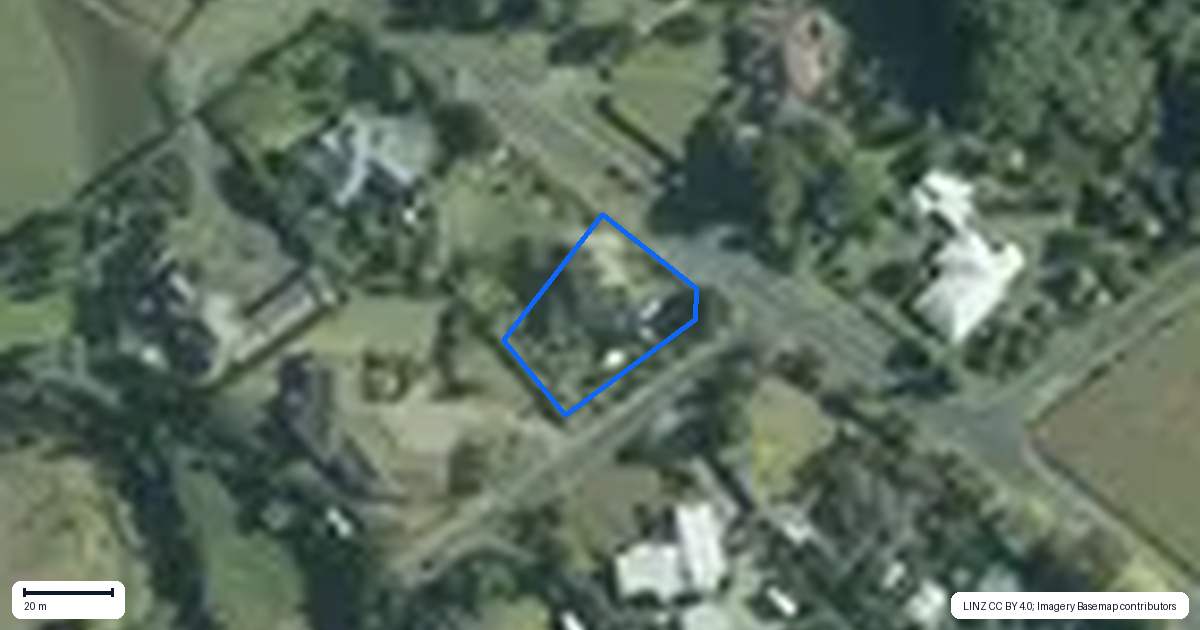 Property context map for 191 McNicol Road, Clevedon