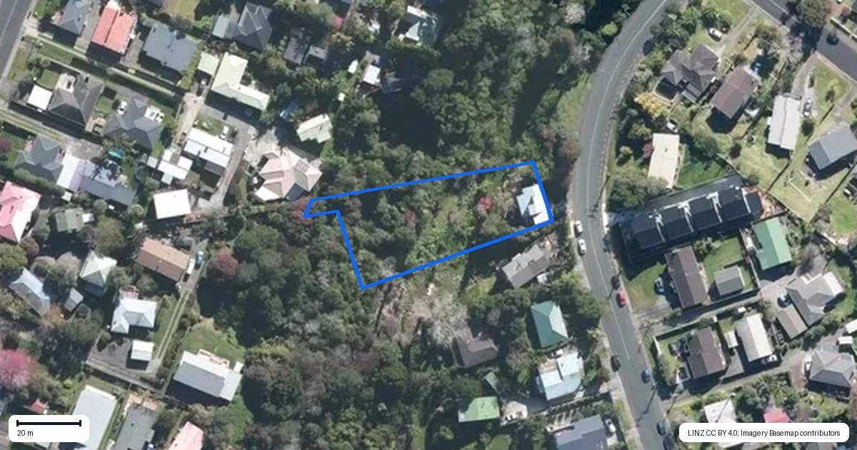 Property context map for 204 Verbena Road, Birkdale, Auckland