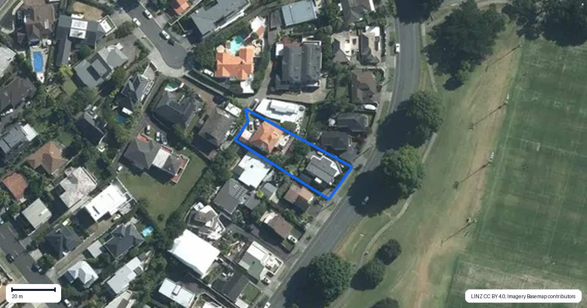 Property context map for 17 Siota Crescent, Kohimarama, Auckland