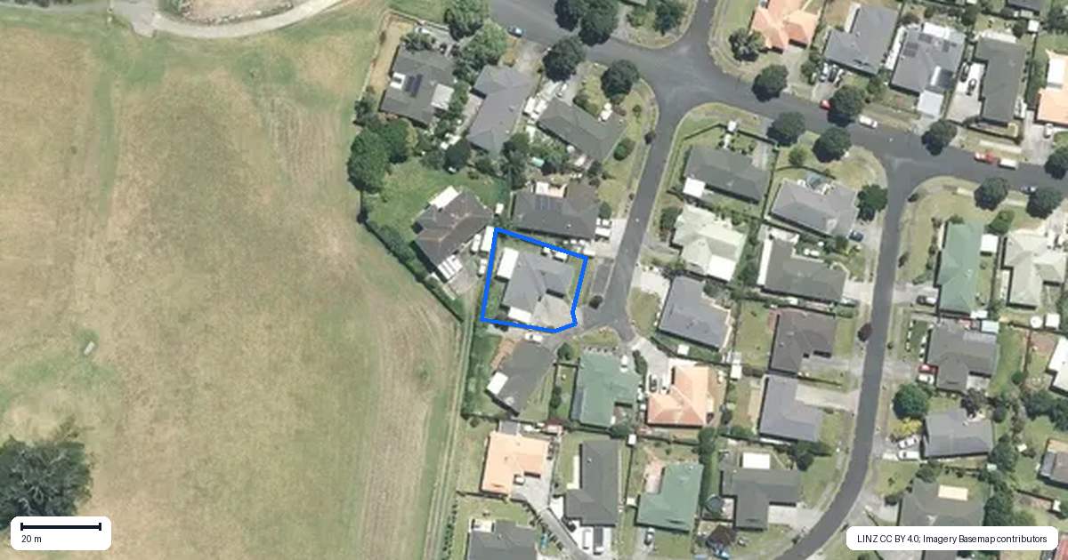 Property context map for 5 Footwide Place, Weymouth, Auckland