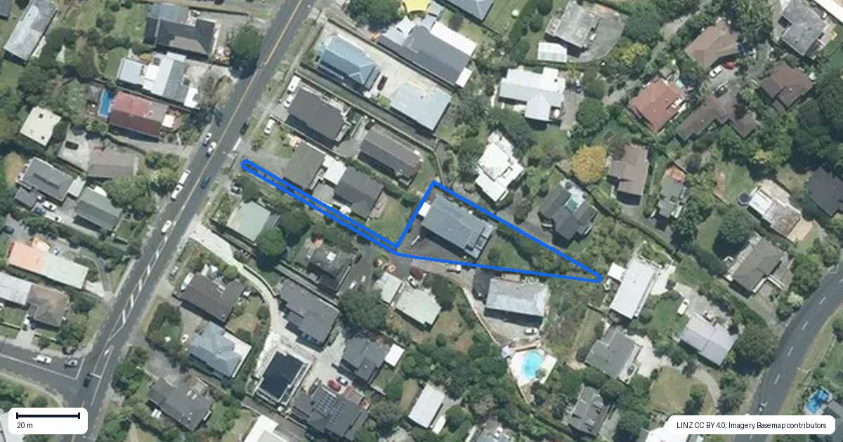 Property context map for 131 Deep Creek Road, Torbay, Auckland