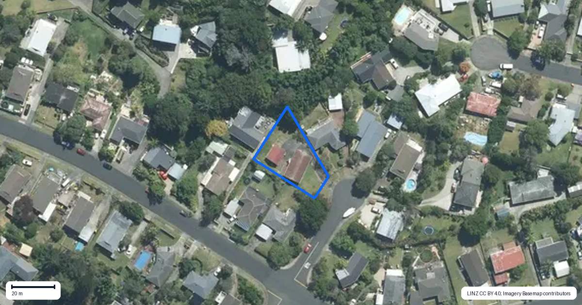 Property context map for 3 Palawan Place, Torbay, Auckland