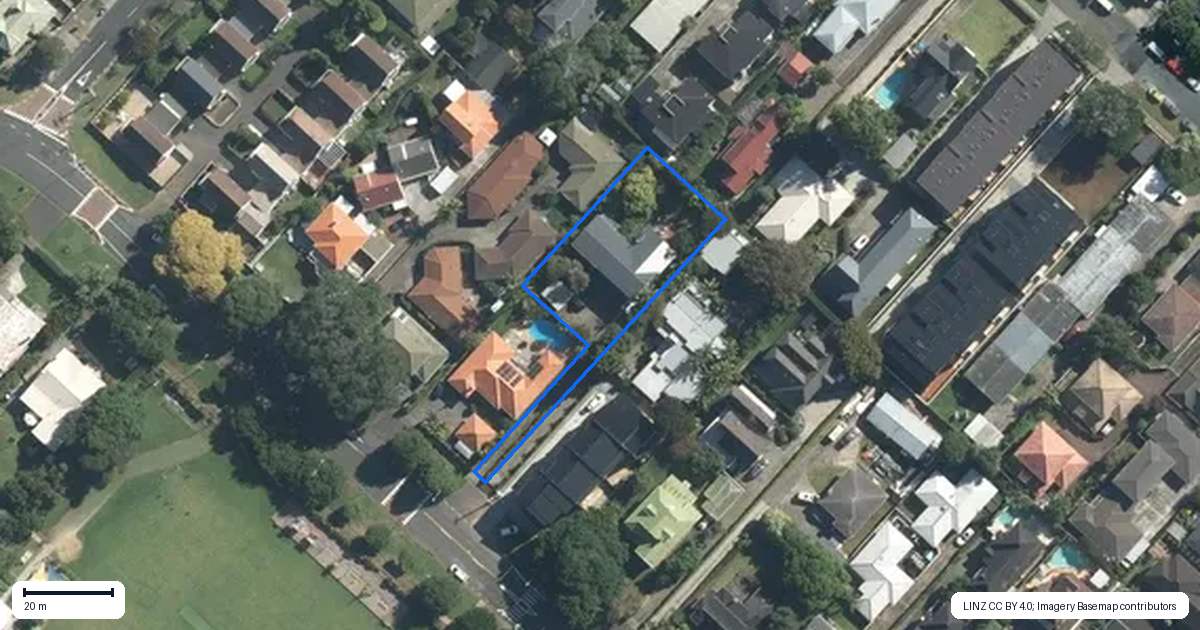 Property context map for 85B Wheturangi Road, Greenlane, Auckland