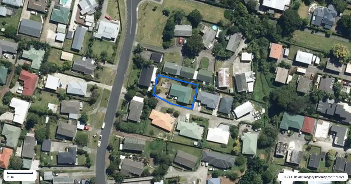 Property context map for 16G Roick Parade, Glen Eden, Auckland
