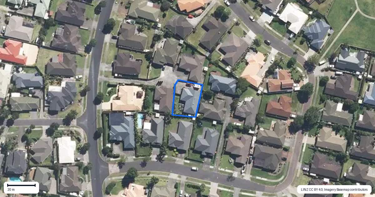 Property context map for 26 MacNean Drive, East Tamaki Heights, Auckland