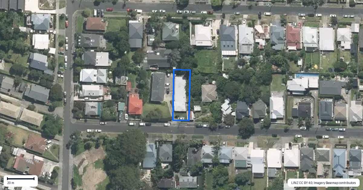 Property context map for 3/67A Second Avenue, Kingsland, Auckland