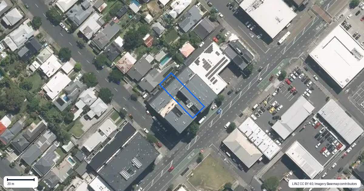 Property context map for 505/1 Turakina Street, Grey Lynn, Auckland