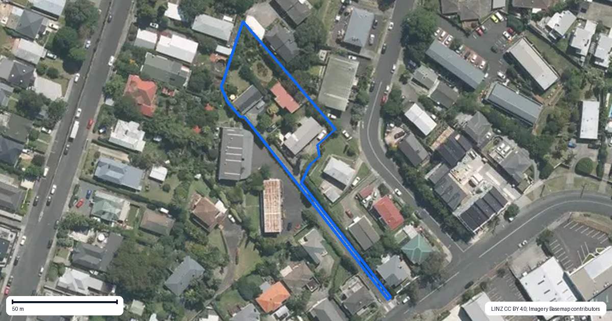 Property context map for 21C Western Springs Road, Morningside, Auckland