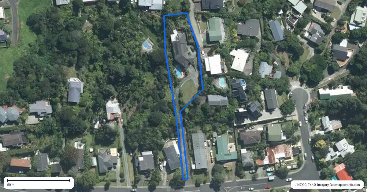 Property context map for 33 Stredwick Drive, Torbay, Auckland