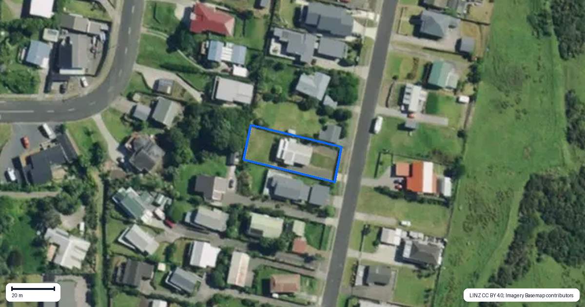 Property context map for 34 Taumatawiwi Street, Opononi