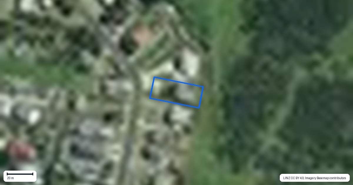 Property context map for 25 Taumatawiwi Street, Opononi