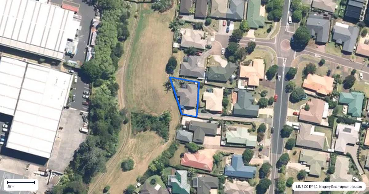 Property context map for 50 Huntington Drive, Huntington Park, Auckland