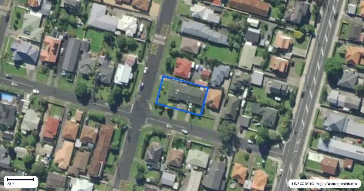 Property context map for 4C Mercer Street, Kensington, Whangarei