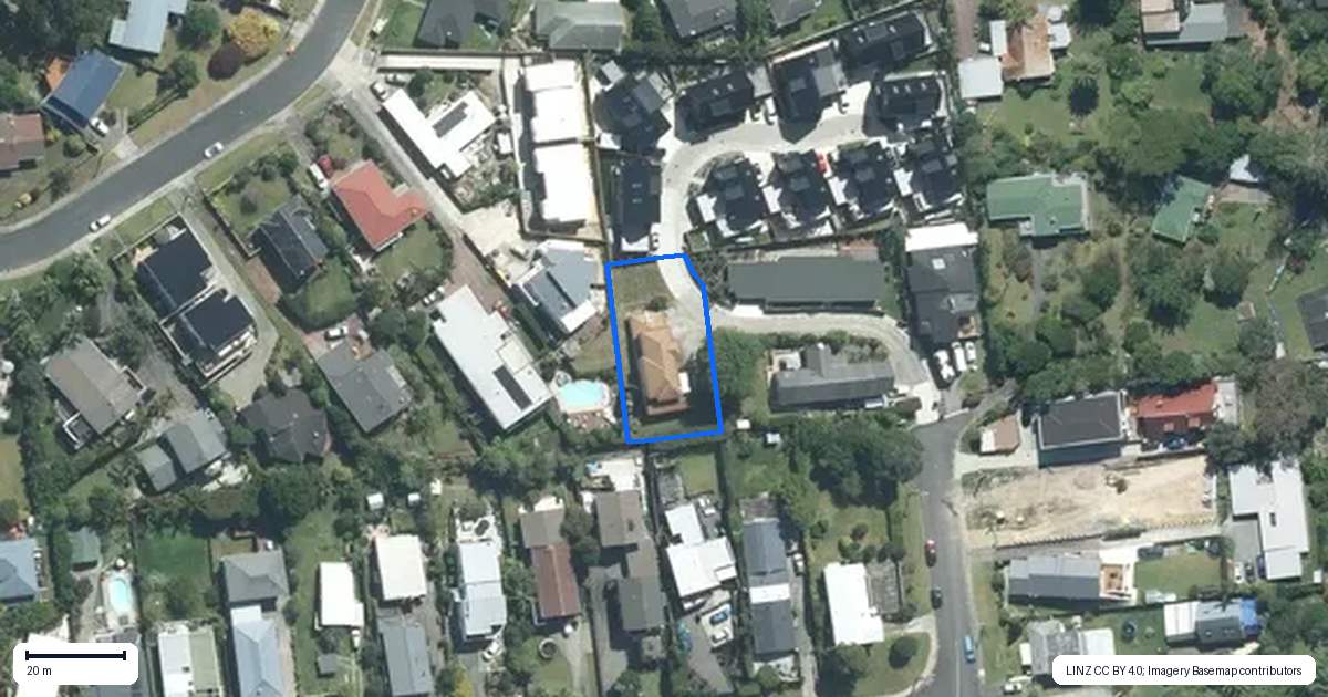 Property context map for 6 Orne Street, Torbay, Auckland