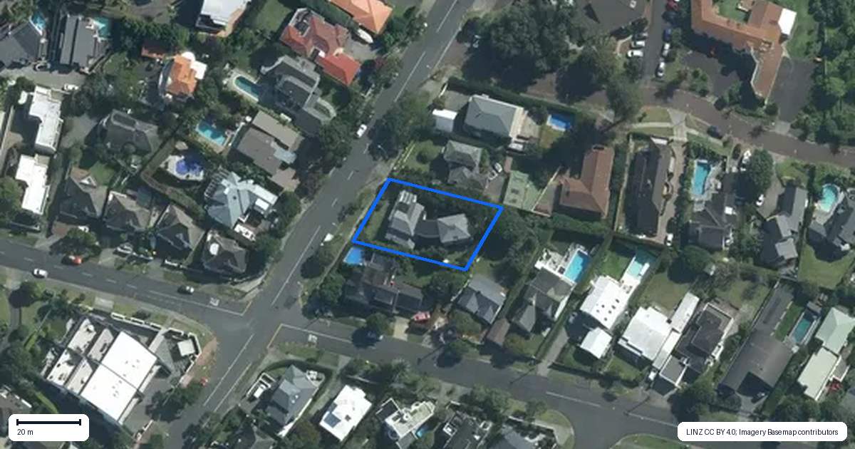 Property context map for 518 Riddell Road, Saint Heliers, Auckland