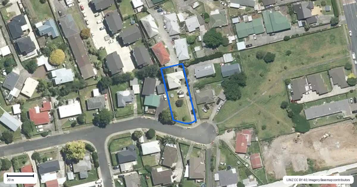 Property context map for 22 Adams Road, Manurewa, Auckland