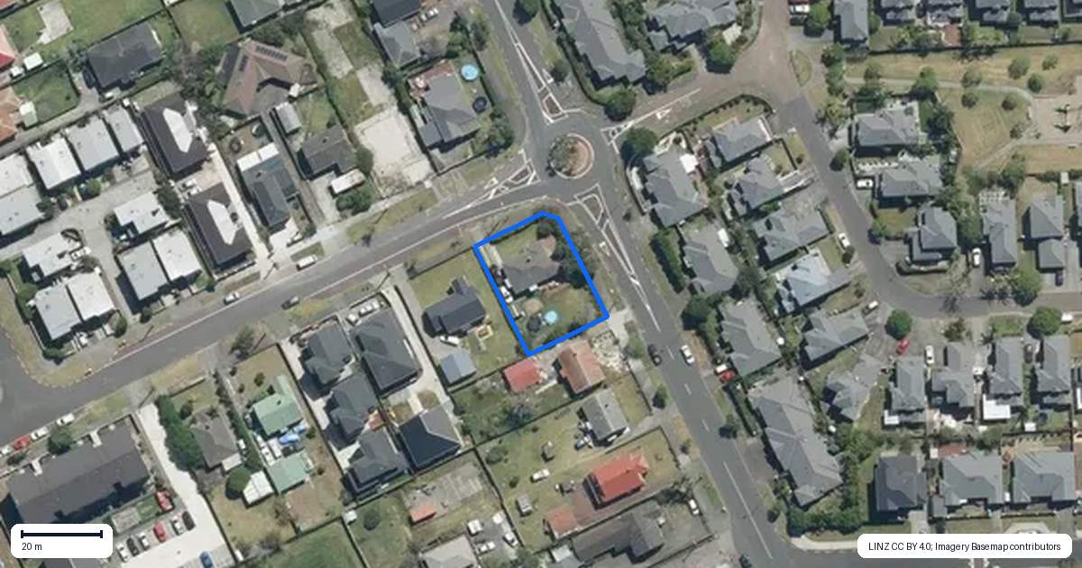 Property context map for 53 Taylor Street, Blockhouse Bay, Auckland