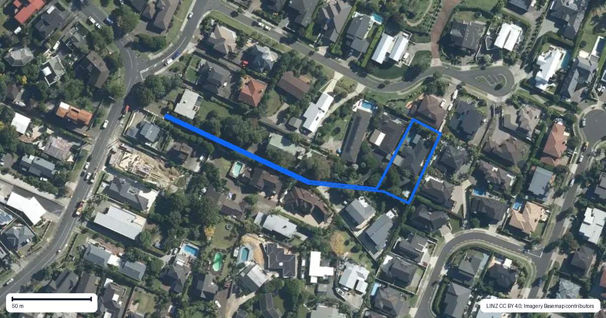 Property context map for 9 Seymour Road, Mellons Bay, Auckland