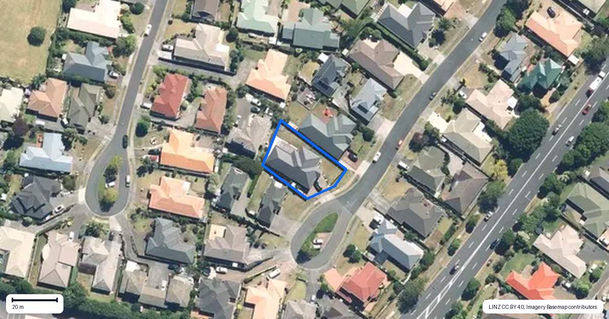 Property context map for 23 Ambleside Drive, Northpark, Auckland