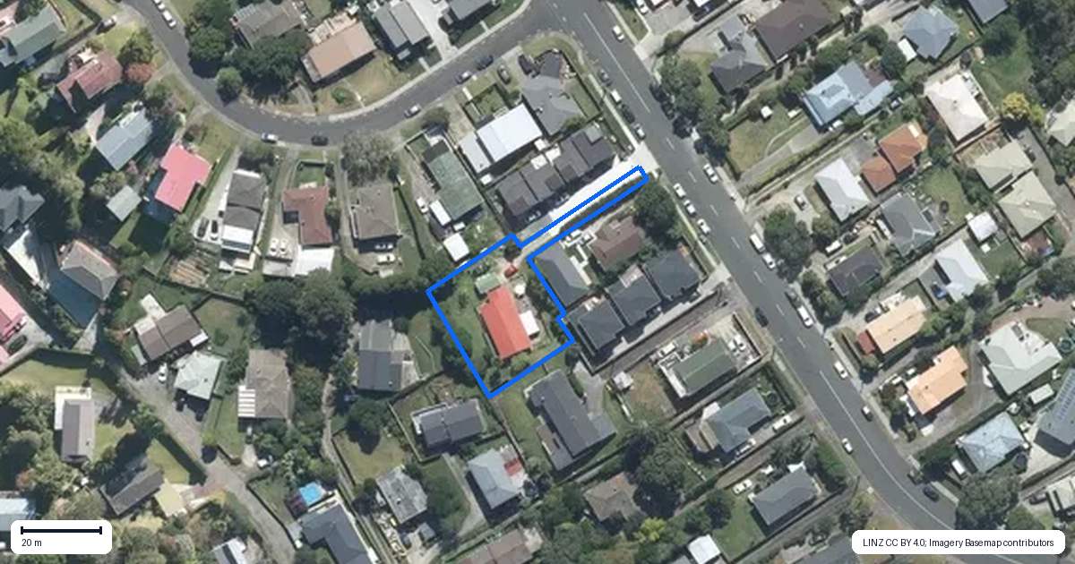 Property context map for 68 Stanley Road, Glenfield, Auckland