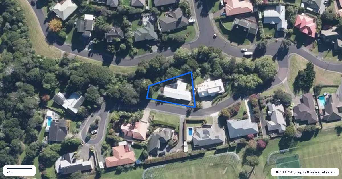Property context map for 3 Stonedge Lane, Rosedale, Auckland