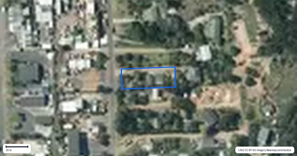 Property context map for 41 Erua Road, Ostend, Waiheke Island