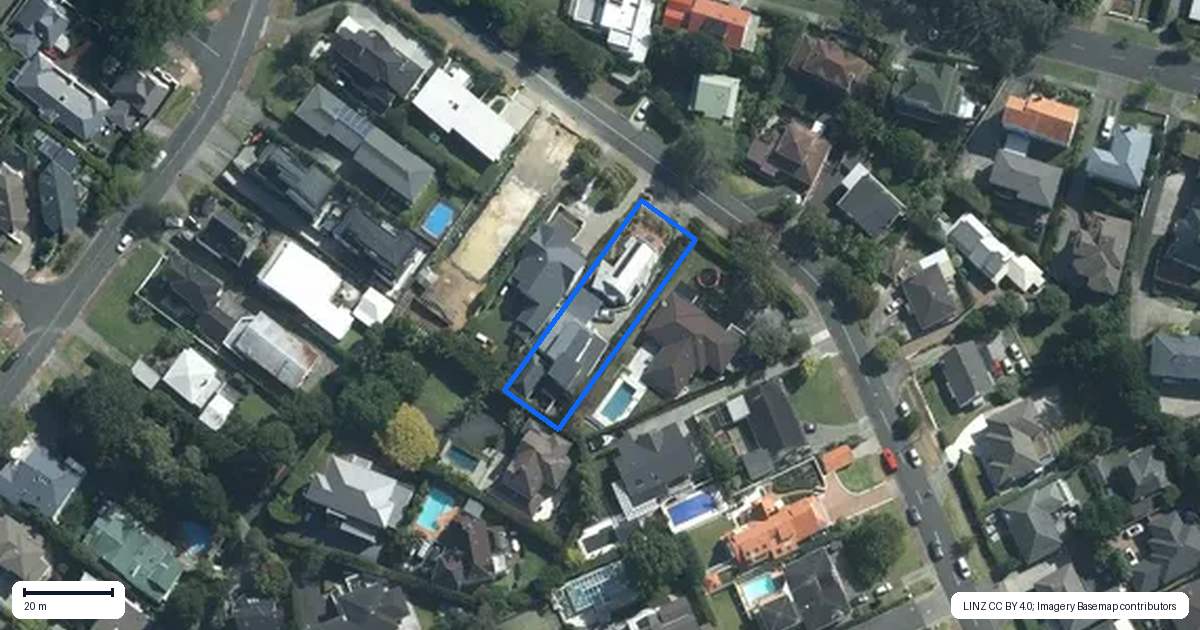 Property context map for 61A Vale Road, Saint Heliers, Auckland