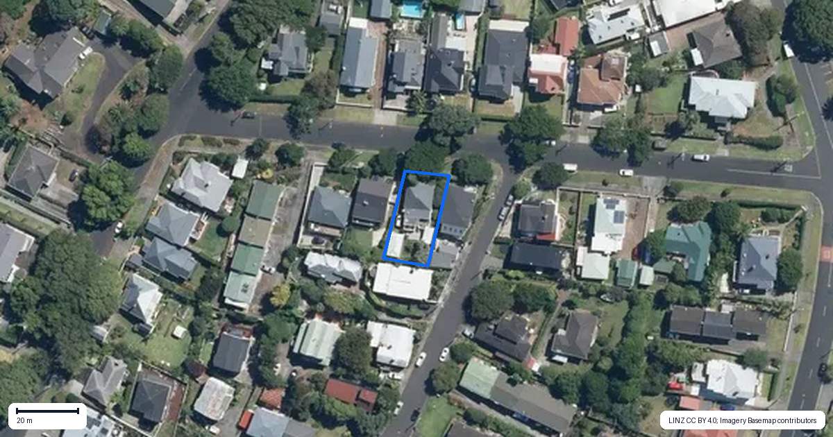Property context map for 9 Grey Street, Onehunga, Auckland
