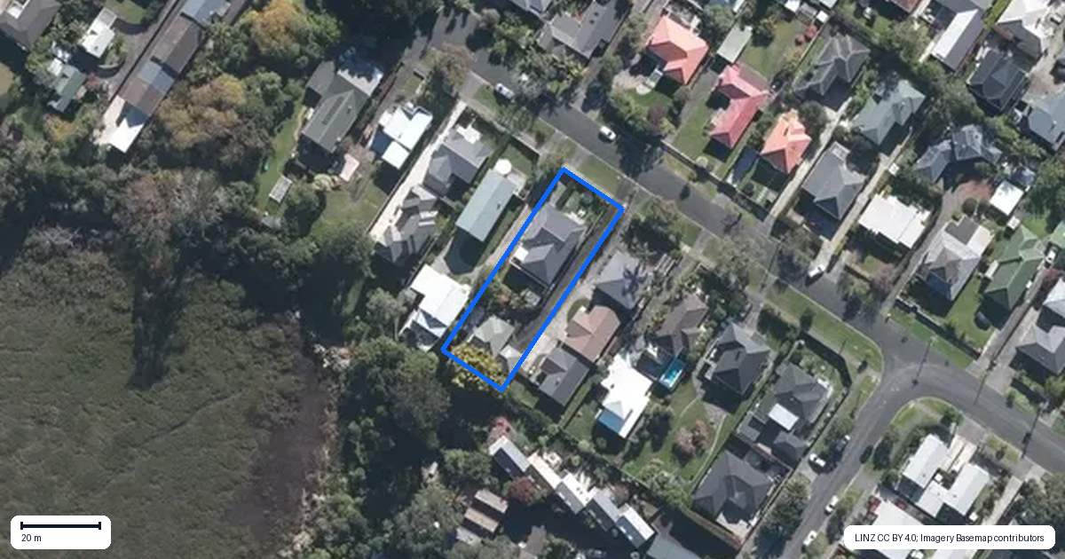 Property context map for 60 Fir Street, Waterview, Auckland