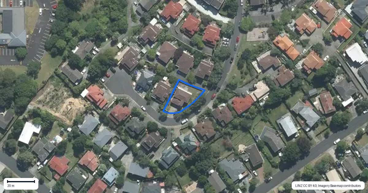 Property context map for 25 Belle Verde Drive, Sunnynook, Auckland