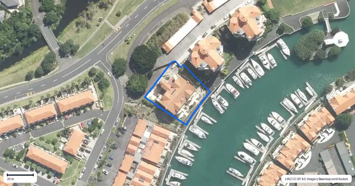 Property context map for 87 Waterside Crescent, Gulf Harbour, Whangaparaoa