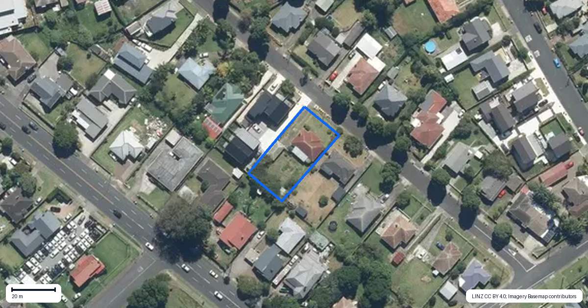 Property context map for 35 Sturges Avenue, Otahuhu, Auckland