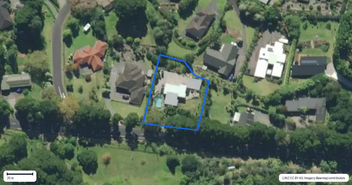 Property context map for 141 Dip Road, Te Kamo, Whangarei