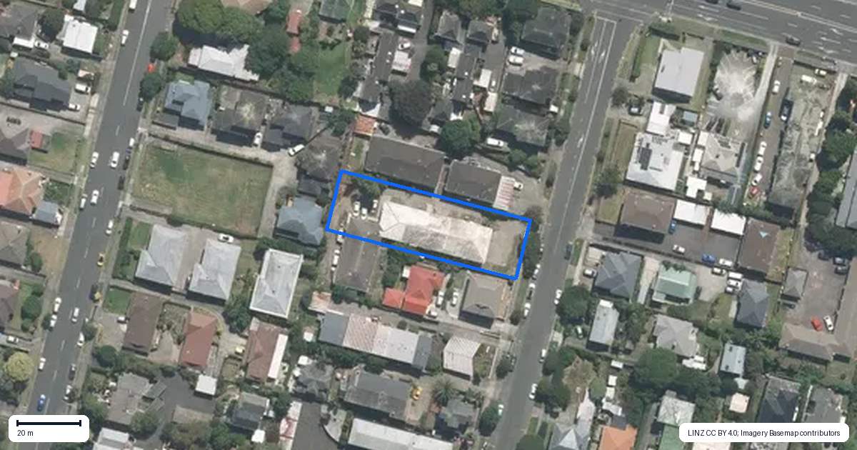 Property context map for 7/3 Kingsway Avenue, Sandringham, Auckland