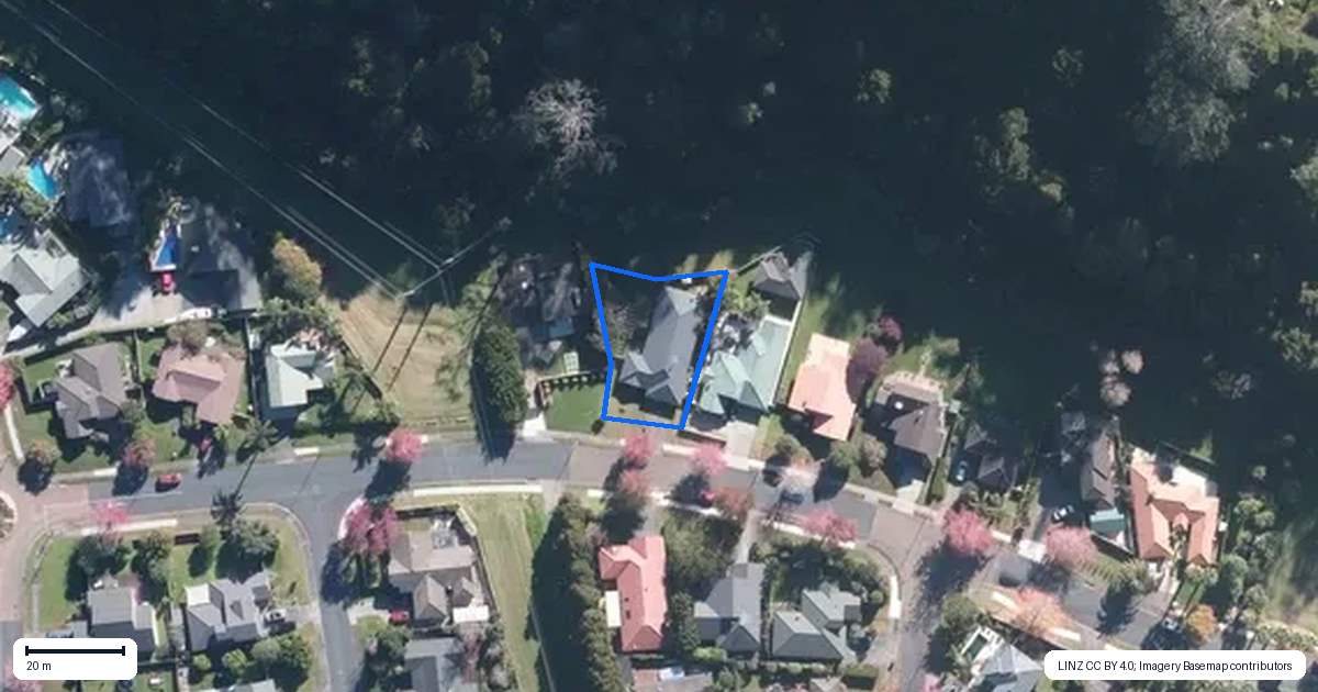 Property context map for 12 Kristin Lane, Albany, Auckland