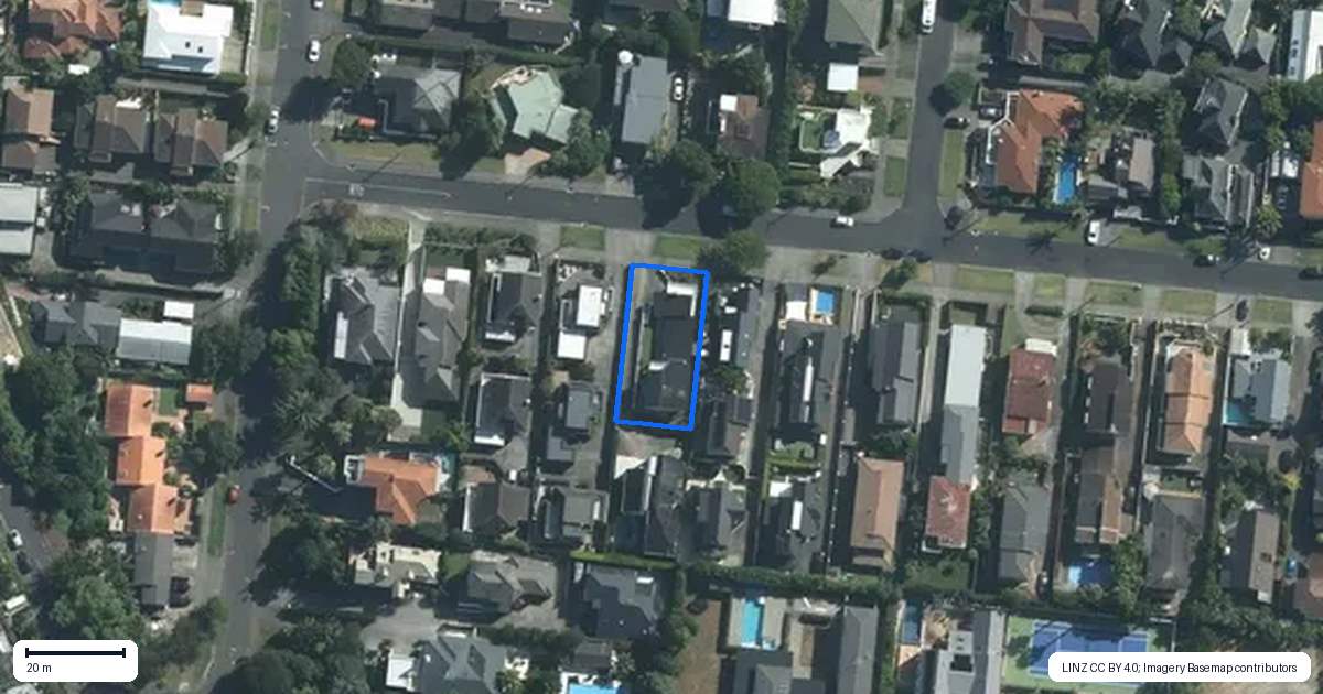 Property context map for 13 Paunui Street, Saint Heliers, Auckland