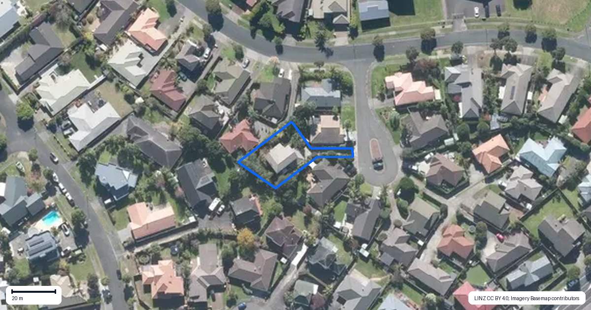 Property context map for 5 Aviara Court, Northpark, Auckland