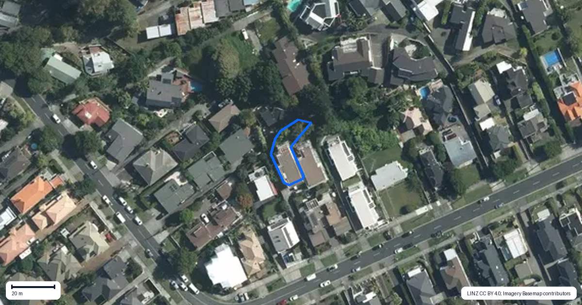 Property context map for 29B Tarawera Terrace, Saint Heliers, Auckland