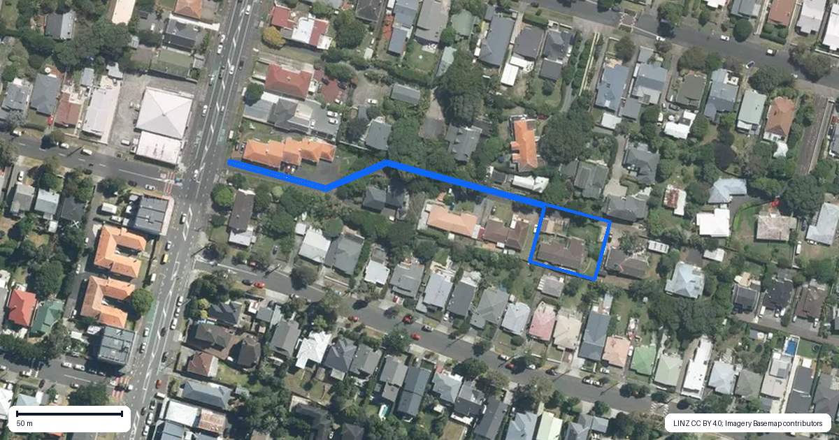 Property context map for 802 Dominion Road, Mount Eden, Auckland