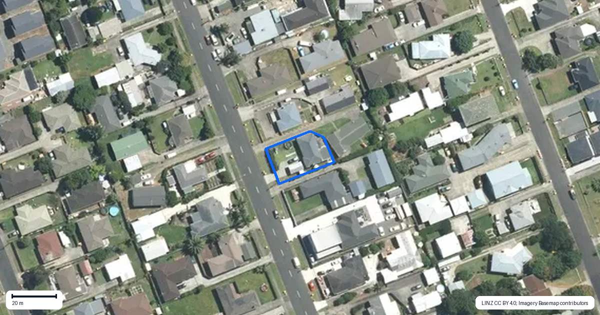Property context map for 33 Grove Road, Papakura