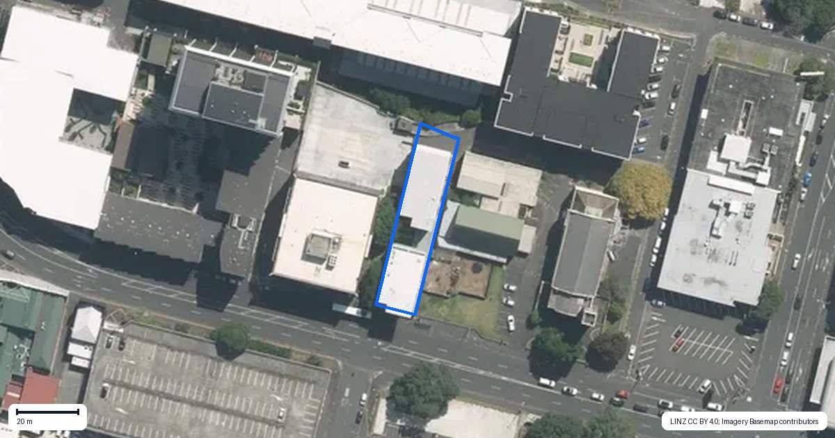 Property context map for 8C Madeira Lane, Grafton, Auckland