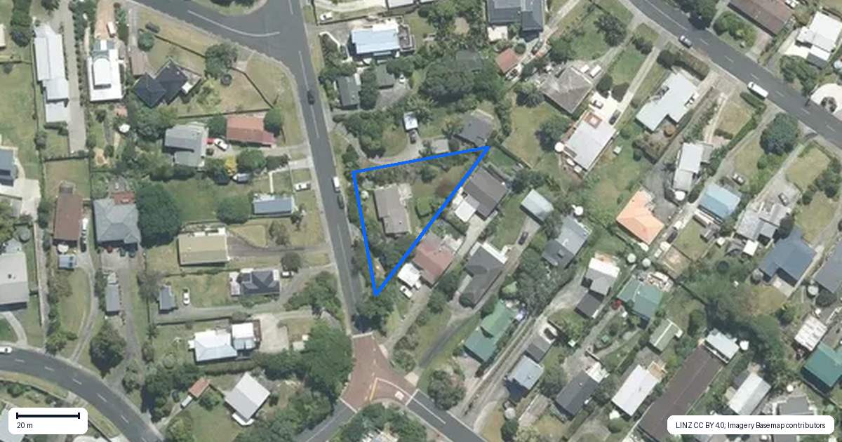 Property context map for 7 Kauri Road, Stanmore Bay, Whangaparaoa
