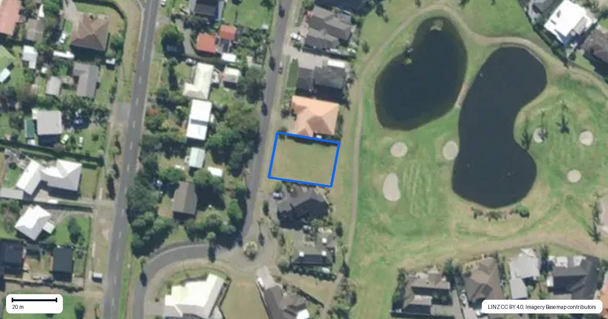 Property context map for 33 Barbados Way, One Tree Point, Whangarei