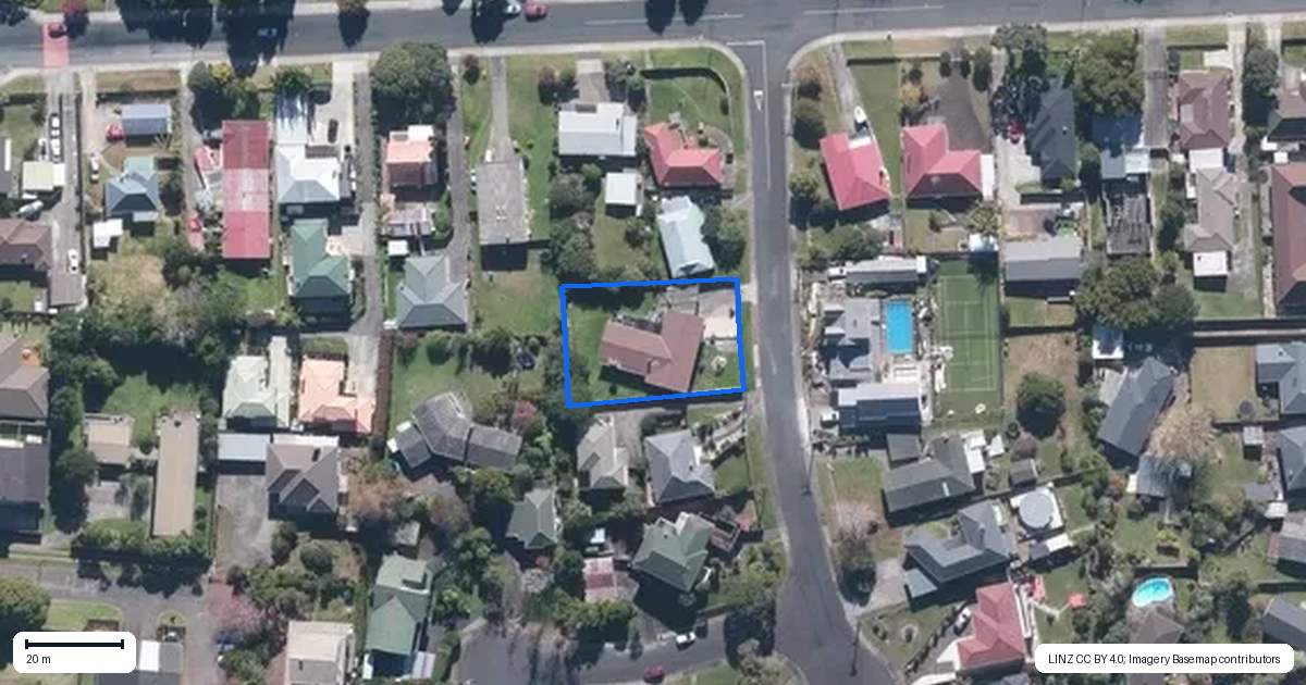 Property context map for 1 Fowey Avenue, Te Atatu South, Auckland