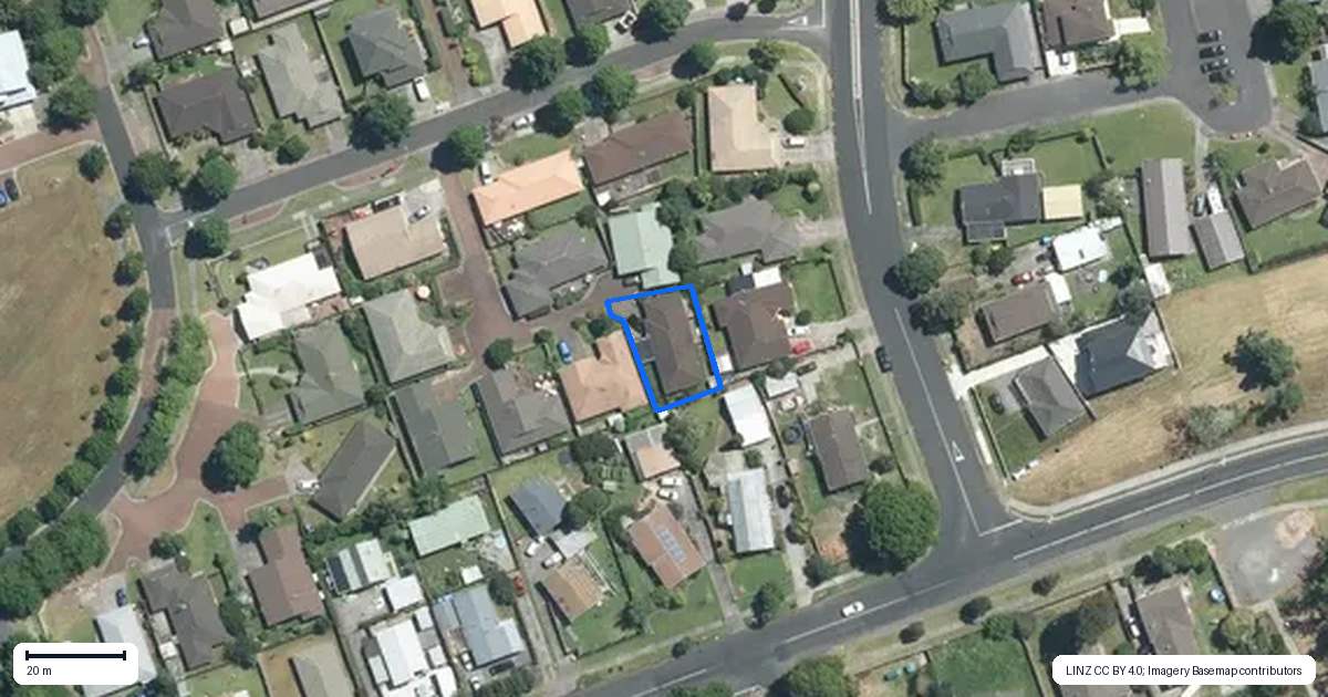 Property context map for 12 Emmerdale Avenue, Papakura
