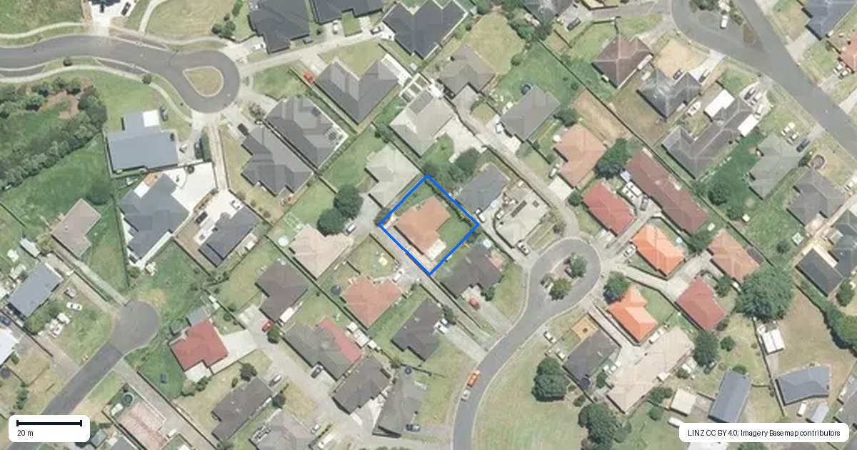 Property context map for 42 Margarita Rise, Pukekohe