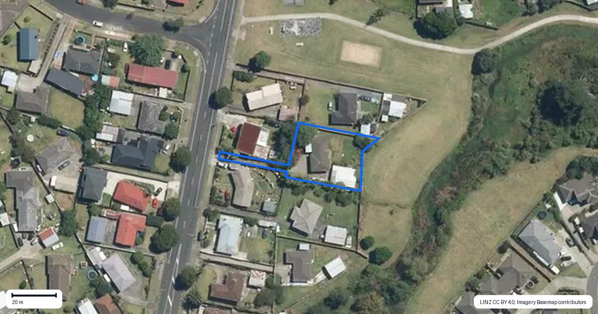 Property context map for 46 Harania Avenue, Favona, Auckland