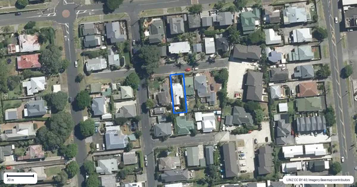 Property context map for 5 Yates Street, Onehunga, Auckland