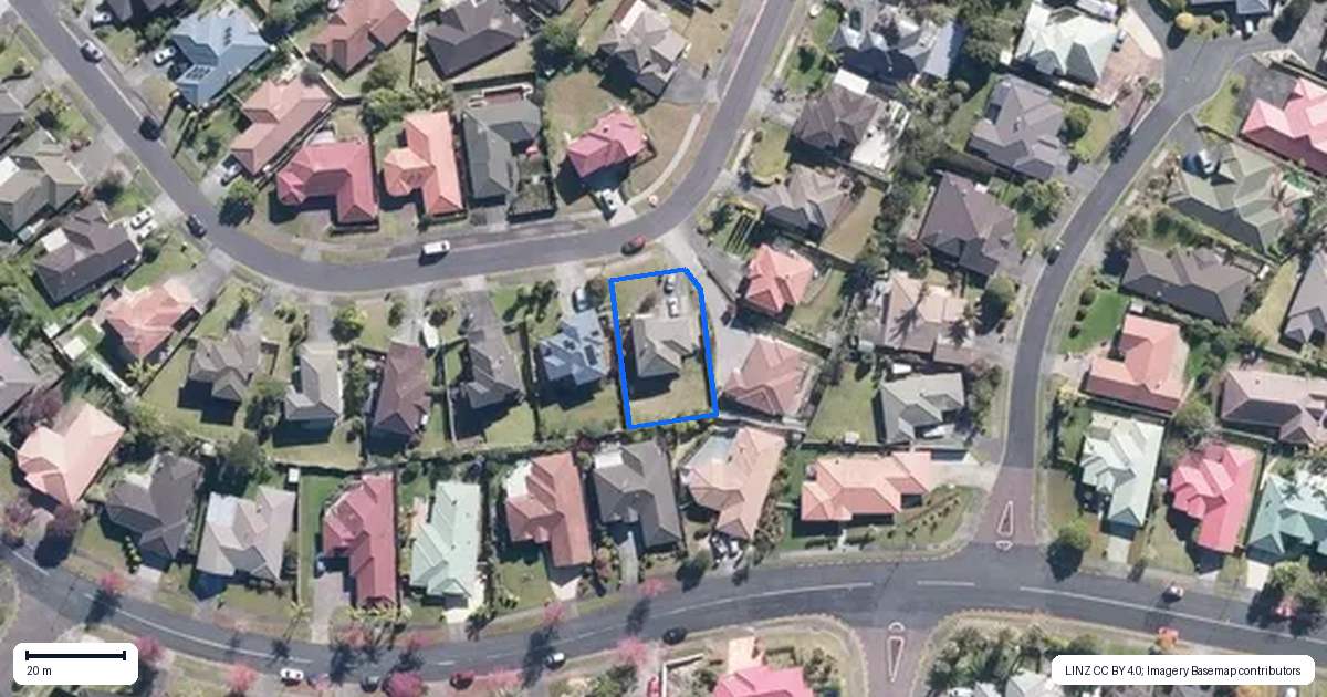 Property context map for 42 Black Teal Close, Unsworth Heights, Auckland