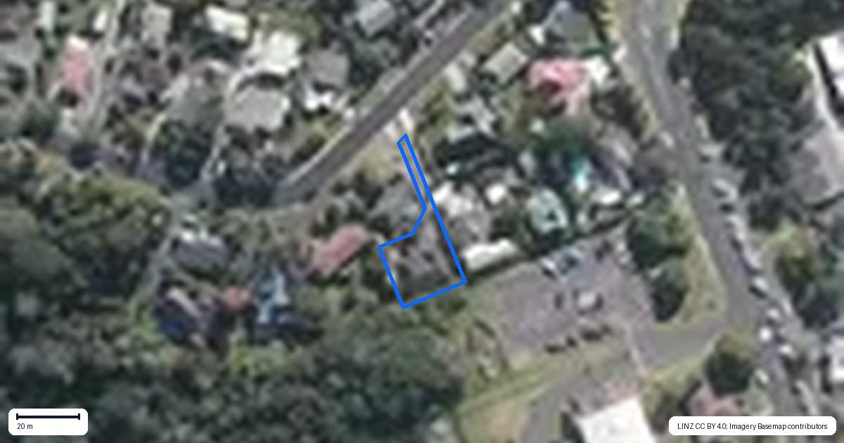 Property context map for 6A Radiata Lane, Chatswood, Auckland